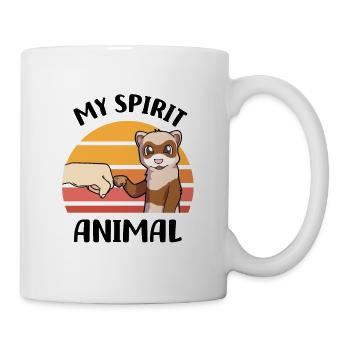 Ferret holder | Ferret Lovers - Mug - white - Right