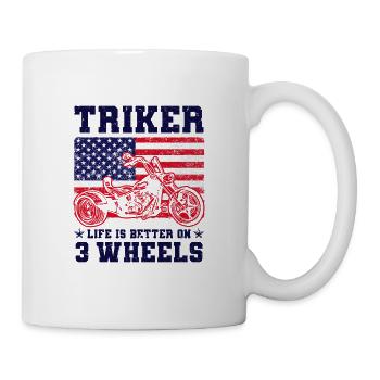 Trike - Tasse - Weiß - Rechts