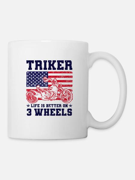 Trike - Tasse - Weiß