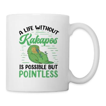 Kakapo life without flightless Kakapo - Mug - white - Right