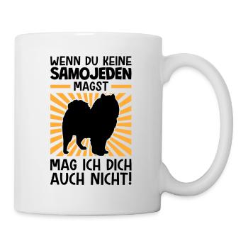 Samojeden nicht mögen Schlittenhund Samojede - Tasse - Weiß - Rechts