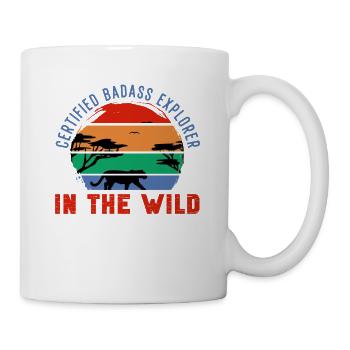 Safari Wildlife Certified Explorer In The Wild - Mug - white - Right