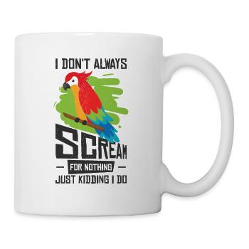 Macaw Parrot Bird Macaw Lover Tropical Zoo Animal - Mug - white - Right