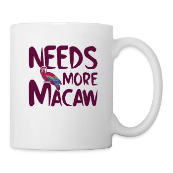 Macaw Parrot Lover Nature Zoo Animal Pet - Mug - white - Right