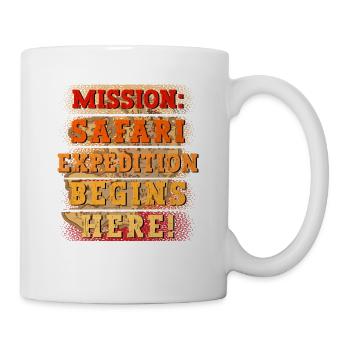 Safari Wildlife Mission Expedition Adventure - Mug - white - Right