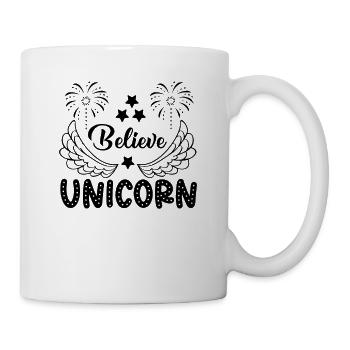 Croyance en la licorne Licorne - Mug blanc - blanc - Droite
