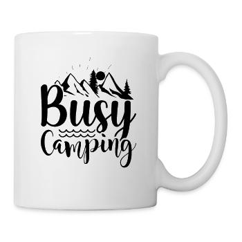 Diligent camping hiking shirt - Mug - white - Right