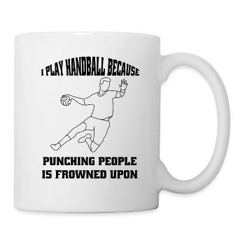 Handballverein Handballer Handballspieler Handball - Tasse - Weiß - Rechts