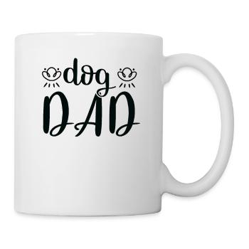 Hund Papa - Tasse - Weiß - Rechts