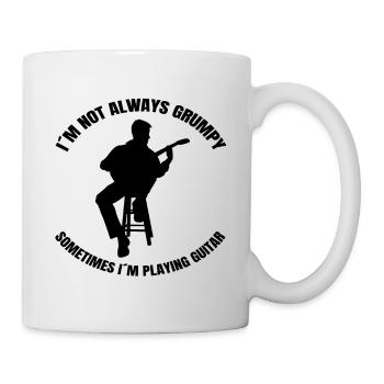 Gitarrist Gitarre Musik Gitarristin Band Musiker - Tasse - Weiß - Rechts
