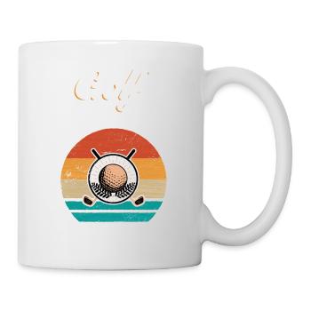 Golf Sportsman Golf Player Retro Club Sport - Mug - white - Right