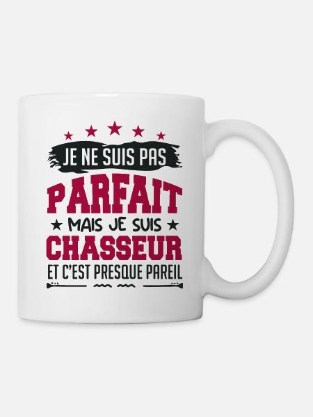Parfait Chasseur | chasseur | chasse - Mug blanc - blanc