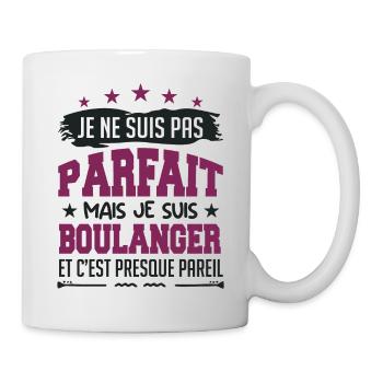 je ne suis pas parfait BOULANGER | boulanger - Mug blanc - blanc - Droite
