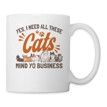 Cats Cat Owner Pet Animals Gift - Mug - white - Right