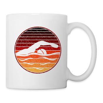 Schwimmen - Mug - white - Right