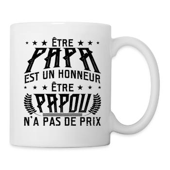 Être Papou N'a Pas De Sans Prix - Mug blanc - blanc - Droite