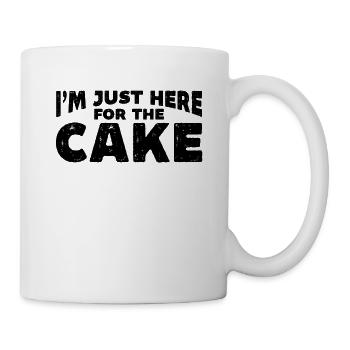 Im Just Here For The Cake - Mug - white - Right