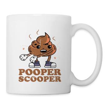 Official Pooper Scooper 10 - Tasse - Weiß - Rechts