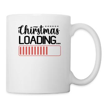 Ugly Christmas Christmas Loding Sayings - Mug - white - Right