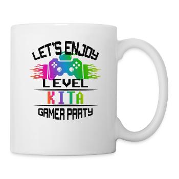 Level KITA keep calm and game on - Tasse - Weiß - Rechts