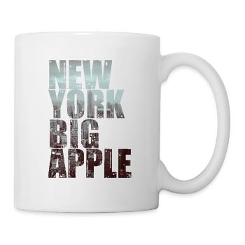 New York Big Apple Skyline USA - Mug - white - Right
