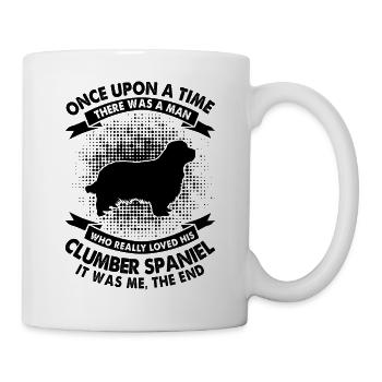 Once time - Clumber Spaniel - Mug - white - Right