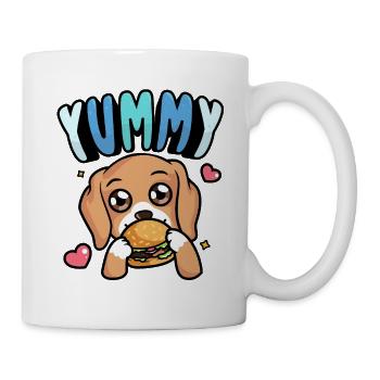 Yummy - Tasse - Weiß - Rechts