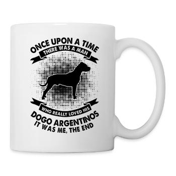 Il était une fois - Dogo Argentinos - Mug blanc - blanc - Droite