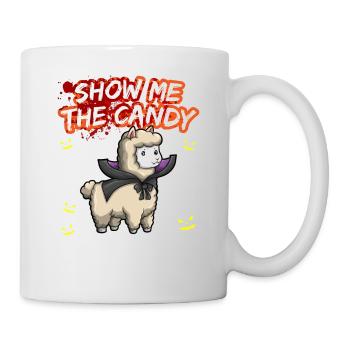 Show Me The Candy Halloween Costume Trick Or Treat - Mug - white - Right