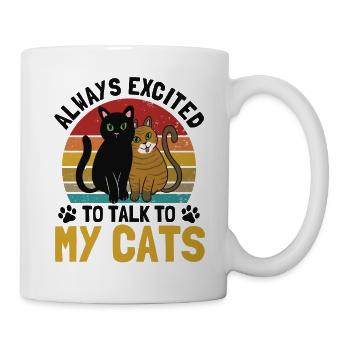 Cats Cat Owner Pet Animals Gift - Mug - white - Right