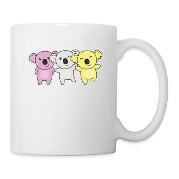Twink Flag Pride LGBTQ Doux Koala - Mug blanc - blanc - Droite