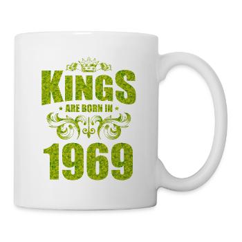 kings are born 1969 - Tasse - Weiß - Rechts