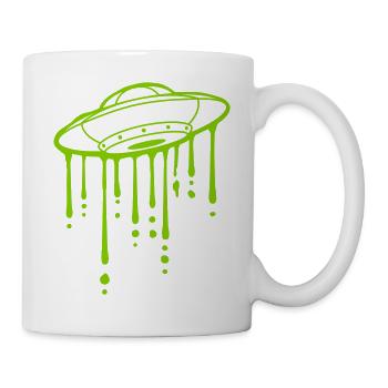 Graffiti Slime Drops UFO - Mug - white - Right