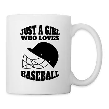 Baseball Amateur de baseball Femme Jeu de baseball - Mug blanc - blanc - Droite