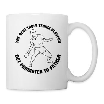 Joueur de tennis de table Papa Ventilateur de tennis de table Tennis de table - Mug blanc - blanc - Droite