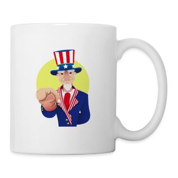 Dinge die ich hasse Dich Menschen Misanthrop Hass - Tasse - Weiß - Rechts