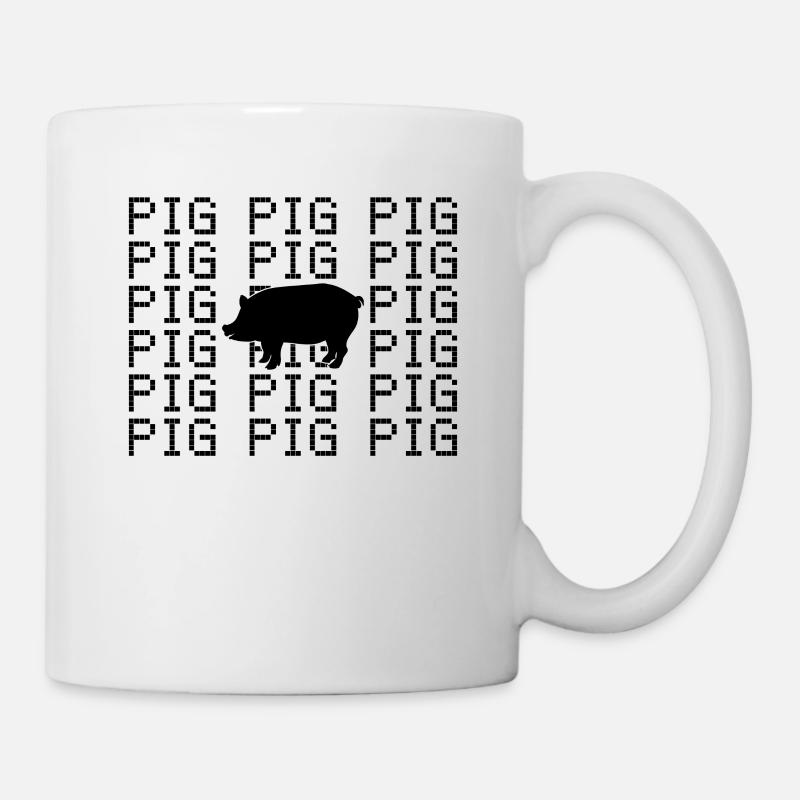 Schwein - Tasse - Weiß