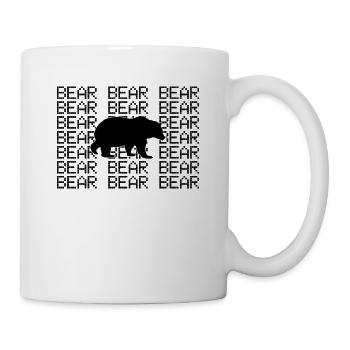 Bär - Tasse - Weiß - Rechts