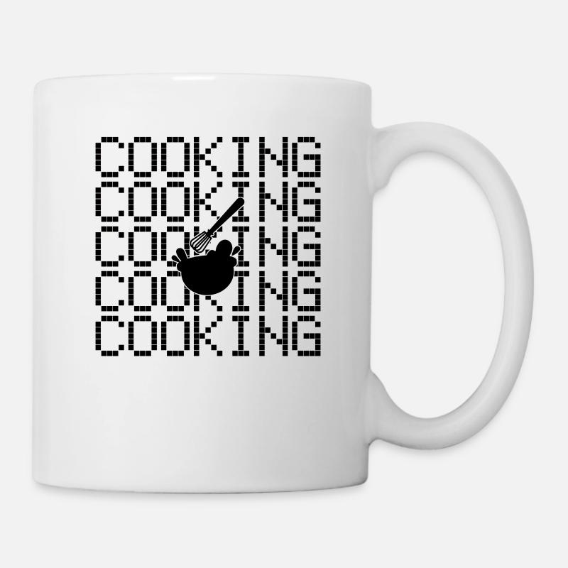Kochen - Tasse - Weiß