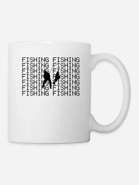 Angeln - Tasse - Weiß