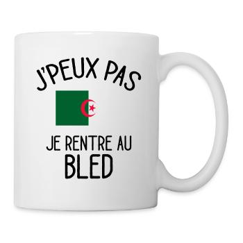 J'Peux Pas Algérie Humour Idée Cadeau Algérien - Mug blanc - blanc - Droite