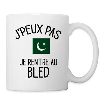 J'Peux Pas Pakistan Humour Idée Cadeau Pakistanais - Mug blanc - blanc - Droite