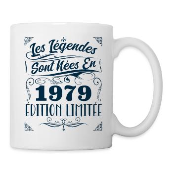 1979 les légendes sont nées en 1979 | vintage - Mug blanc - blanc - Droite