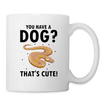King python design for snake lovers - Mug - white - Right