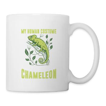 Human Costume Chameleon Lizard Reptile - Mug - white - Right