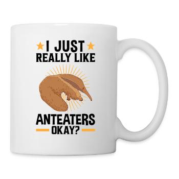 I like anteater South America anteaters - Mug - white - Right