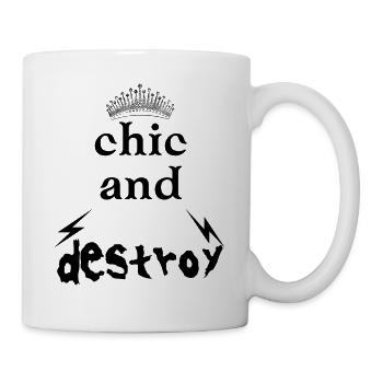 chic and destroy cadeau homme femme t-shirt humour - Mug blanc - blanc - Droite