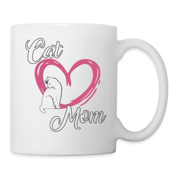Cat owner gift cats mom cat owner - Mug - white - Right