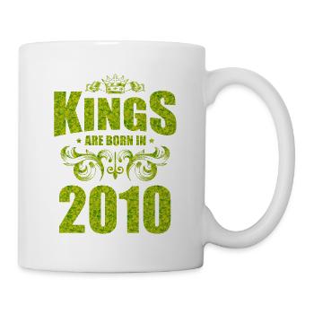 les rois naissent en 2010 - Mug blanc - blanc - Droite