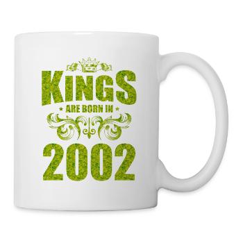 les rois naissent en 2002 - Mug blanc - blanc - Droite